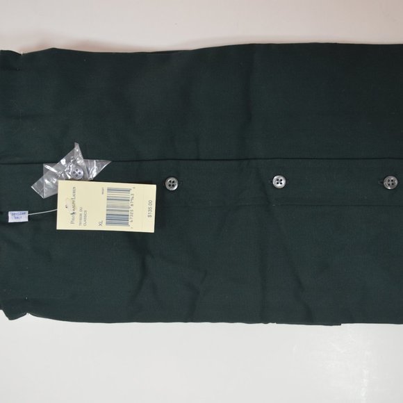 POLO RALPH LAUREN GREEN OXFORD SHIRT XL - Picture 6 of 9
